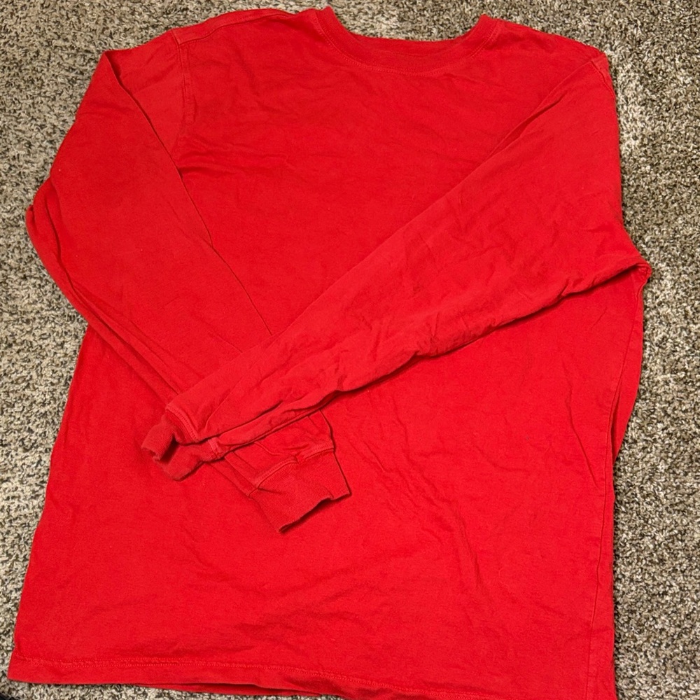 Falls Creek Bold Red Crew Neck Top